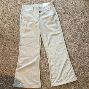 Women's Gray Pinstriped Pants